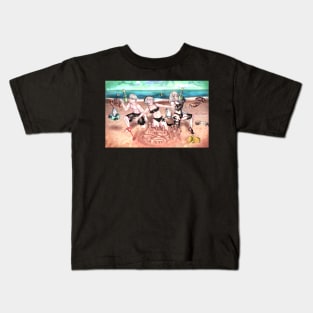 Nier Automata Beach Party Kids T-Shirt